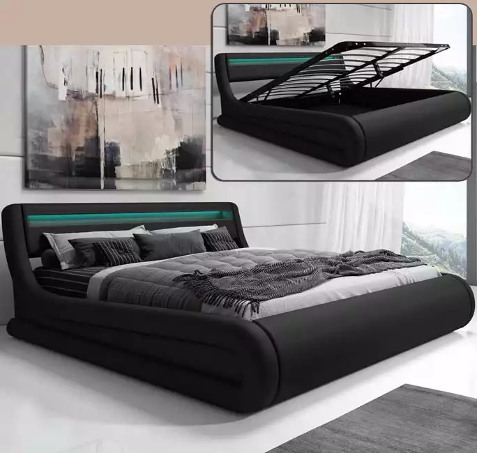 Cama Rodas Preto