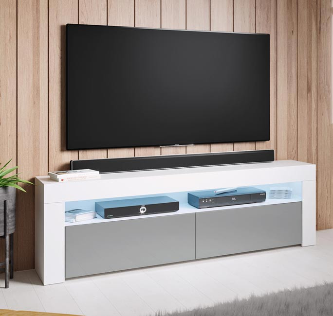 Mueble TV modelo Tibi (160 cm) en color blanco