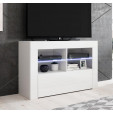 Móvel de TV modelo Lilian (100x65cm) cor branca com LED